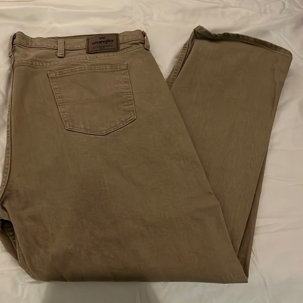Tan Wrangler Jeans